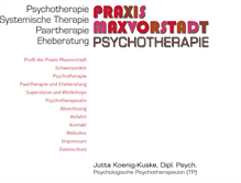 Tablet Screenshot of praxis-maxvorstadt.de